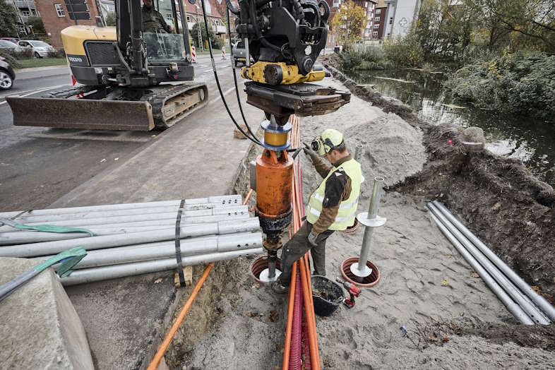 GeoPile® Skruepæle løser udfordring på Filosofgangen i Odense