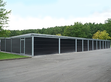 Lyngsøe carportanlæg, garage, solpaneler