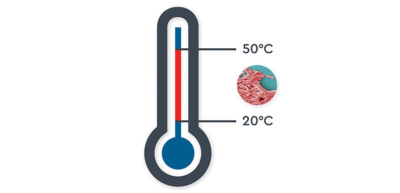 Den laverer vandtemperatur kan nemlig forøge risikoen for Legionella 