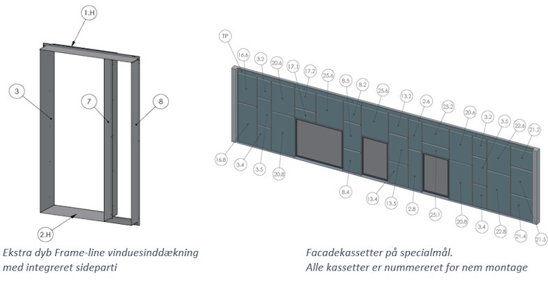 Specialtilpassede produkter reducerer montagetiden på byggepladsen