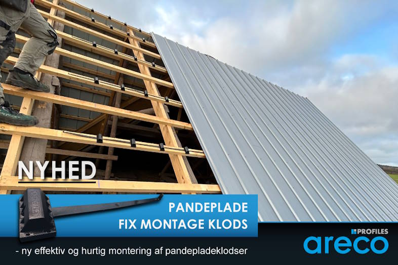 effektiv montering af Areco Pandeplader