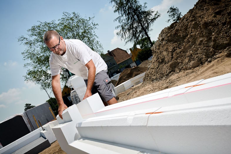 Grøn standard elementer er let fundering der minimerer behovet for beton