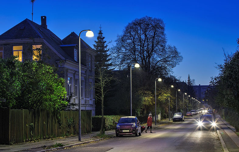 Ikonisk dansk gadelampe