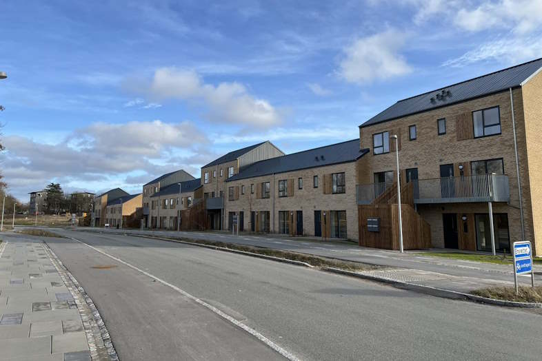FORTEHUSENE – nyt boligområde i Aarhus med 80 boliger og fællesareal