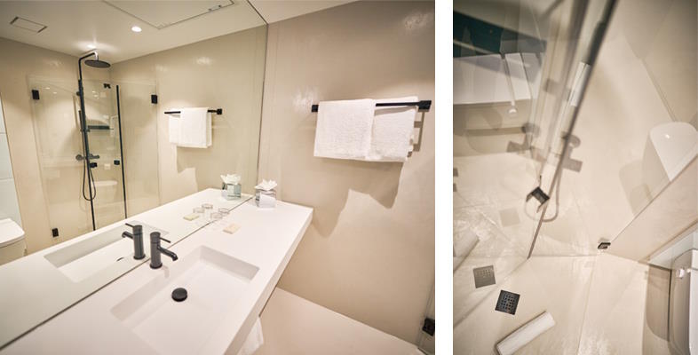 Badeværelser med luksuriøs spa-kvalitet til Lux Hotel 