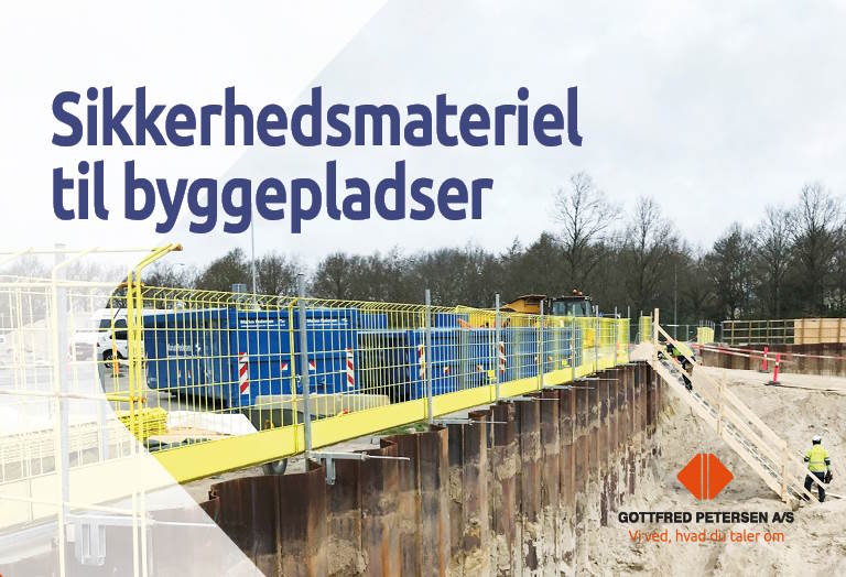 Sikkerhedsmateriel til byggepladsen