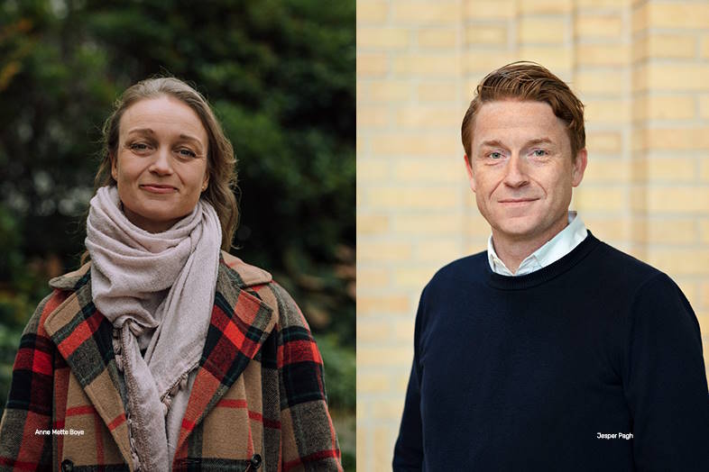 Jesper Pagh og Anne Mette Boye, som mødes til debat på Building Green i Aarhus den 10. april
