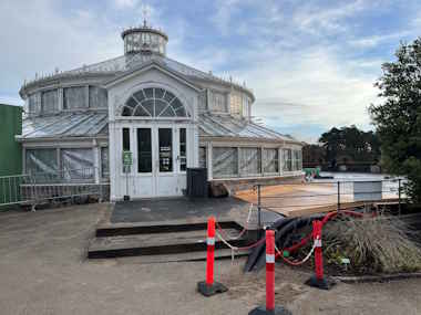 Mobil varmecentral til Palmehuset i Botanisk Have