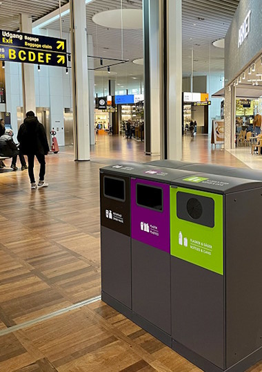 Affaldsbeholdere i stål sikrer høj hygiejne 