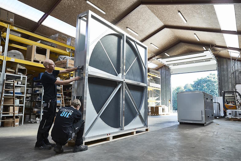 Mange eksisterende ventilationssystemer kan bruges, som de er