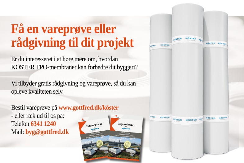 KÖSTER TPO-membraner er ideelle til grønne tage