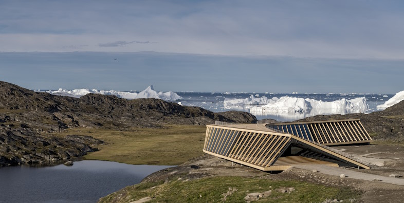 Ilulissat Iceland Fjord Centre, Grønland (Arkitekt Dorte Mandrup)