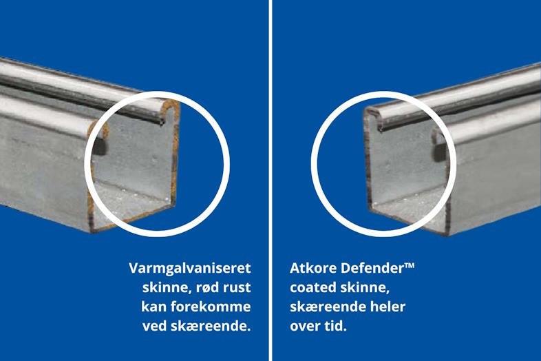 Atkore Defender™ minimerer behovet for efterbehandling og vedligeholdelse