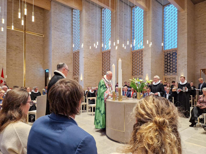 Høyvangen Kirke i Skanderborg blev indviet den 1. december / første søndag i advent i 2024