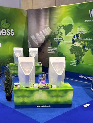 Mød Waterless på VVS’25 Messen, stand A-1923 til en præsentation af vores populære Waterless urinaler