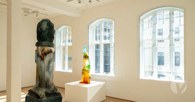 Historisk bygning i Norge er nænsomt bevaret, og er omdannet til et moderne kunstmuseum