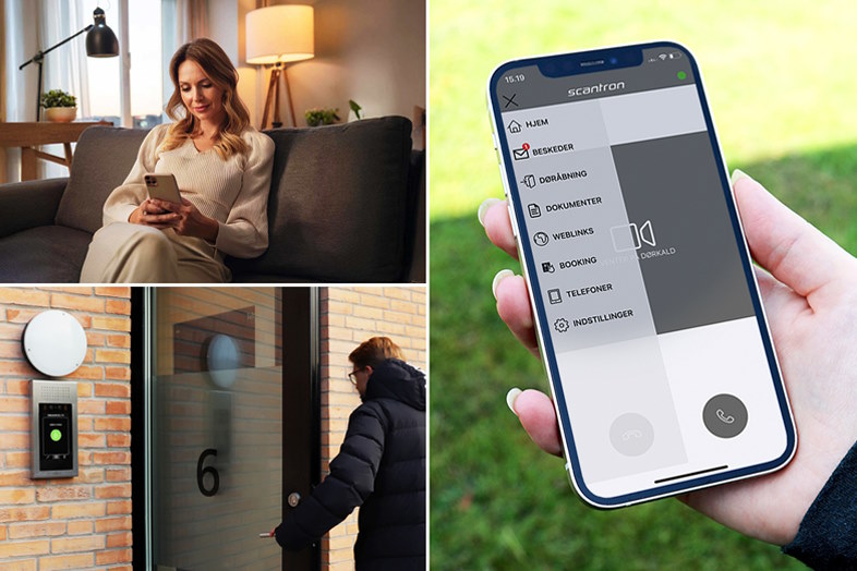 MultiApp til dørtelefoni og døråbning