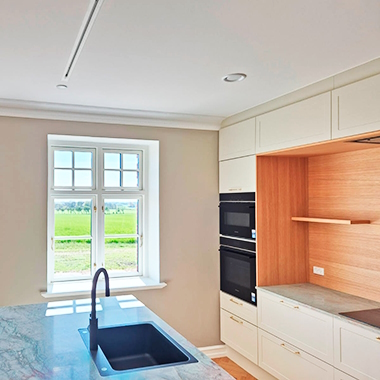 Akustikloft i privat villa