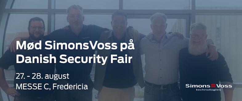 Mød SimonsVoss på Danish Security Fair