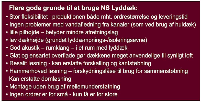 NS Lyddæk produceres i Balling ved Skive