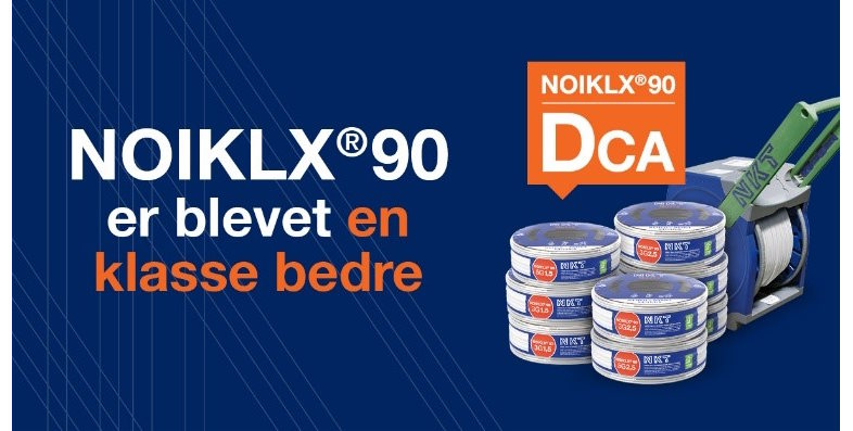 NOIKLX® 90 hedder nu også Dca - en klasse bedre og stadig elektrikerens favorit