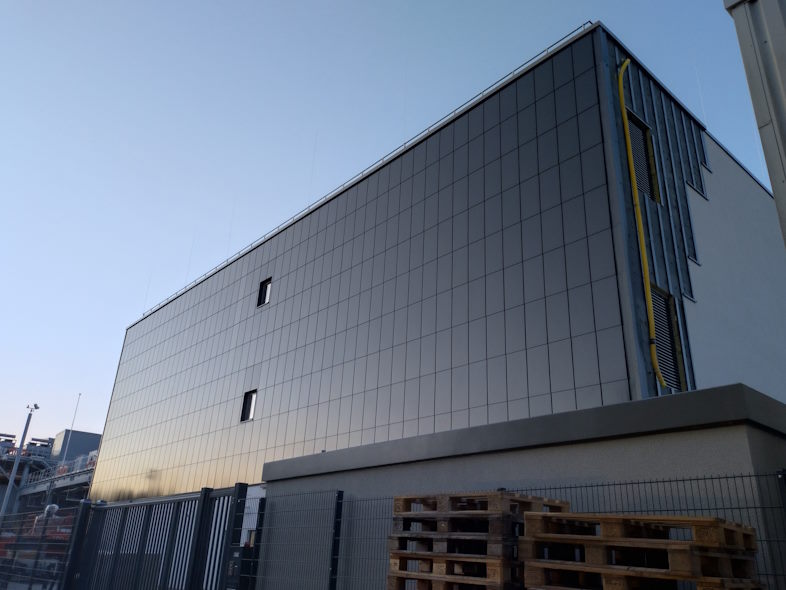 Ny solcellefacade