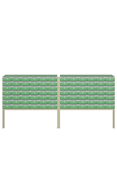 Sæt farve på postkasseanlæg fra Allux