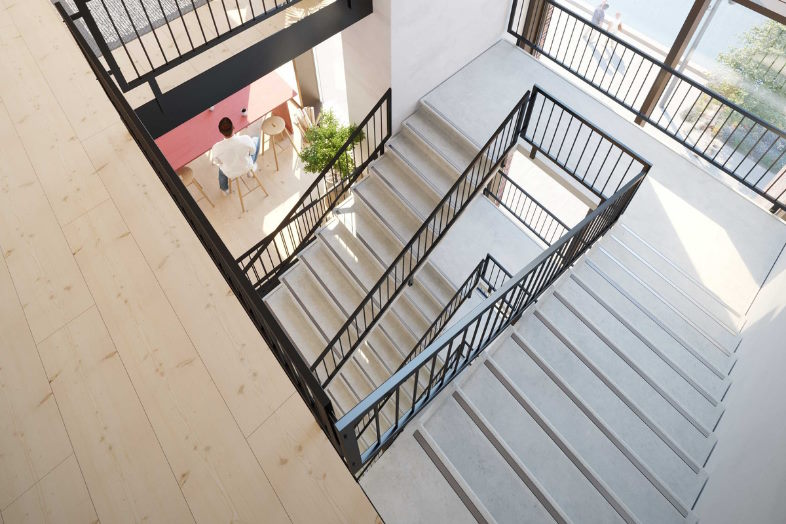 Trapper i Ultra højstyrkebeton