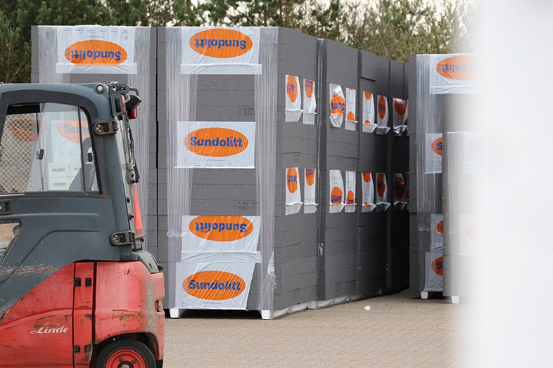 I dag består Sundolitt Climate-isolering af 5 % genanvendt EPS