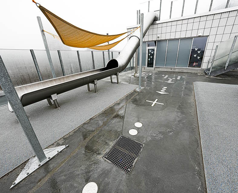 ACO har leveret afløbsrender og riste 