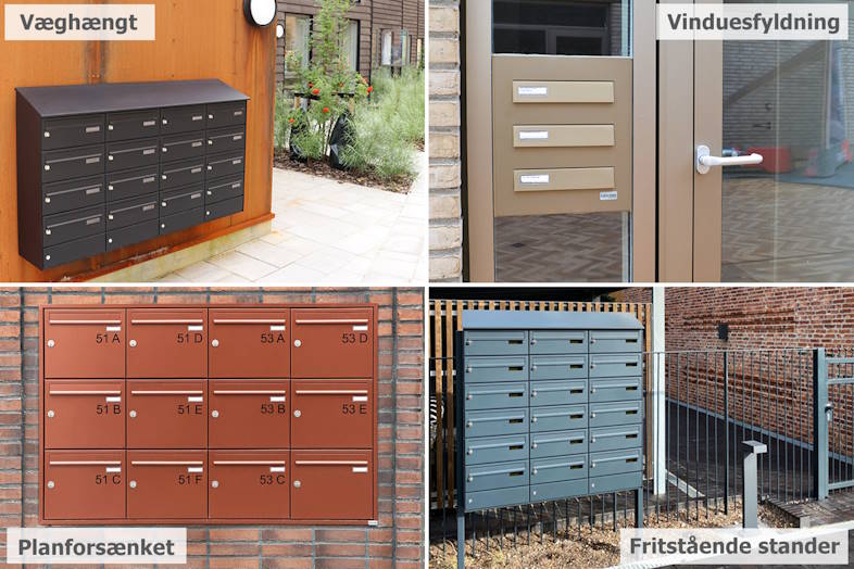 Digitale og skræddersyede postkasseanlæg 