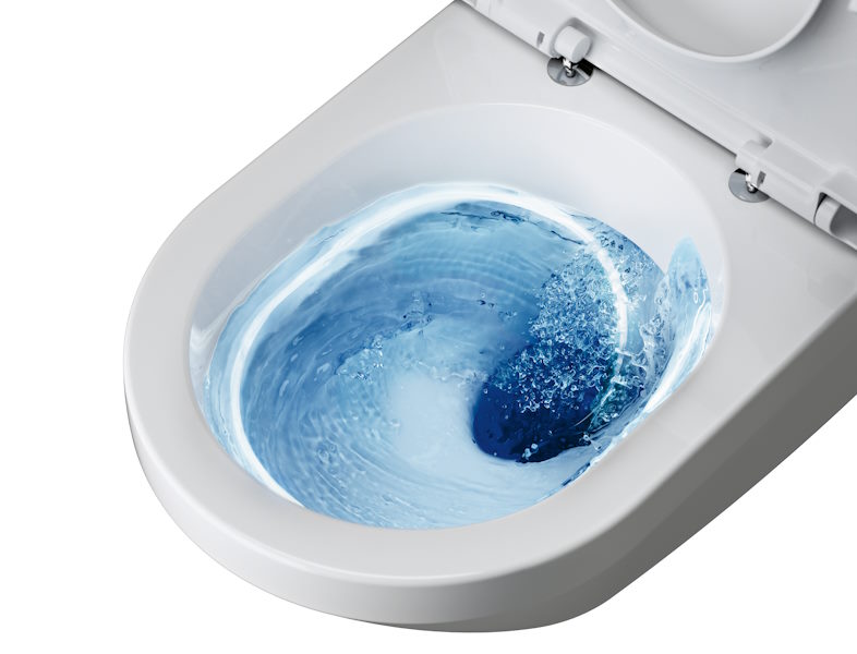 Det første toilet i den populære Graphic badeværelsesserie fra Gustavsberg lanceres nu