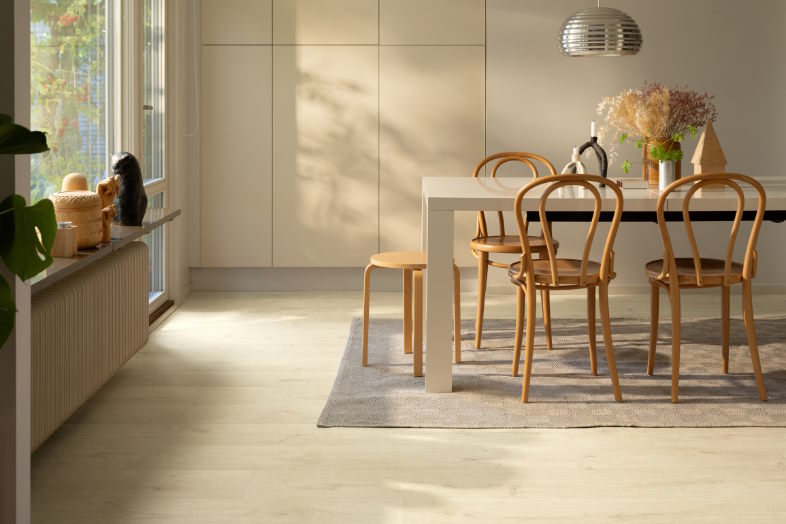 Alle fem svanemærkerede laminatkollektioner fra Pergo er nu fuldt integreret i NBS Nordic