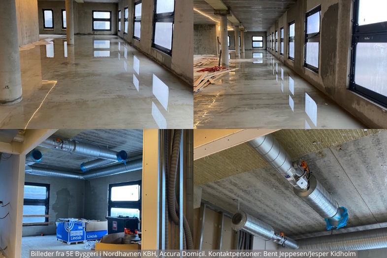 slidstærk overflade med industrigulv-styrke