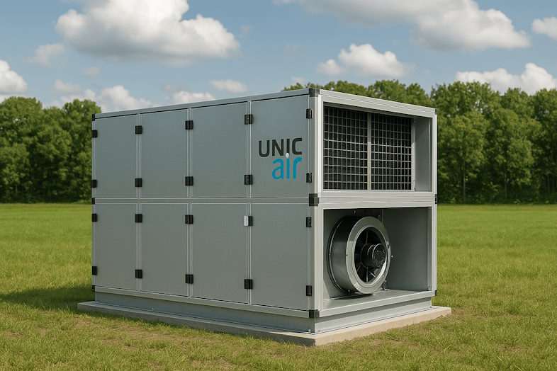 COOLHEAT fra Unic Air sikrer lavt energiforbrug og stabil drift i alle yderpunkter af det omskiftelige danske klima