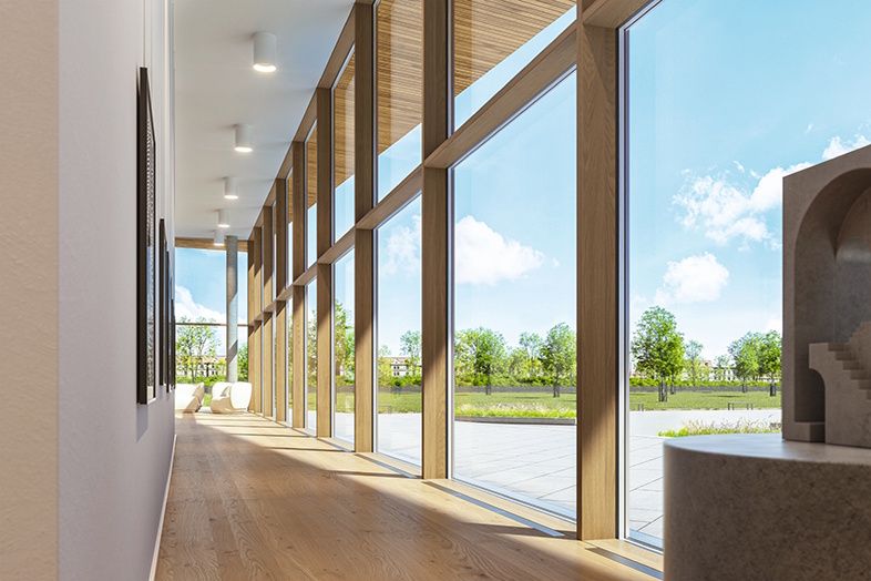 Schüco AOC understøtter både dobbelt- og tredobbelt glas