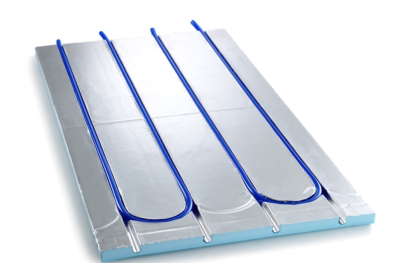 Med NORDIC FOS gulvvarme får du et system, der kombinerer fleksibel projektering, lav byggehøjde og effektiv drift