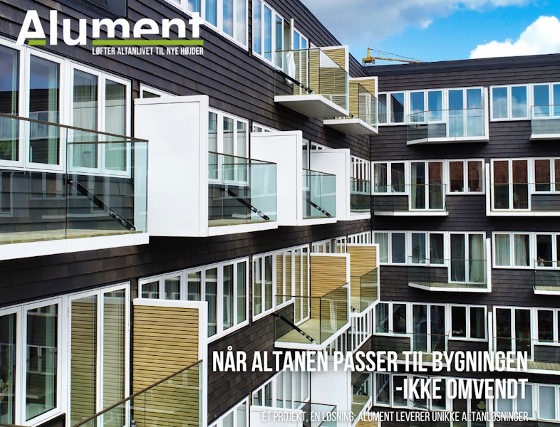 Alument leverer unikke altanløsninger