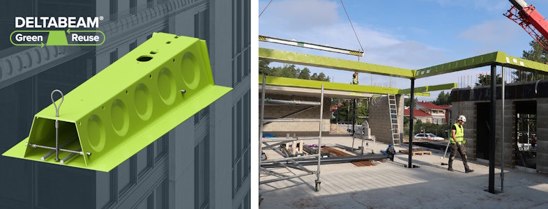 Med DELTABEAM® Green Reuse introducerer Peikko en bjælkeløsning, hvor genbrug er tænkt ind allerede i designfasen