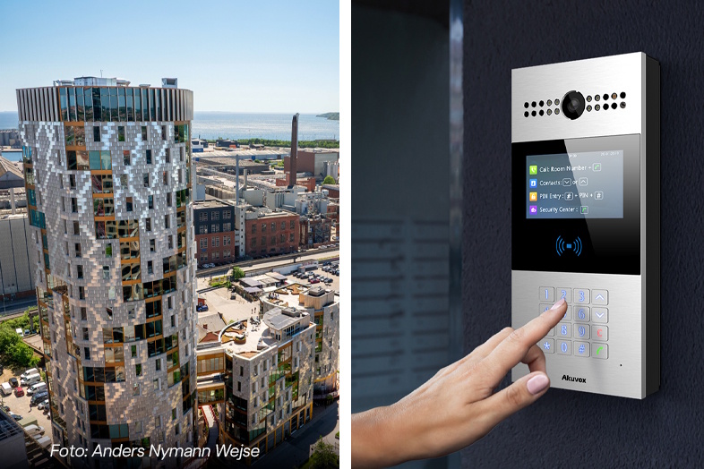 Freund har leveret dørtelefoner til TRÆ - Danmarks højeste træhus på hele 78 meter.