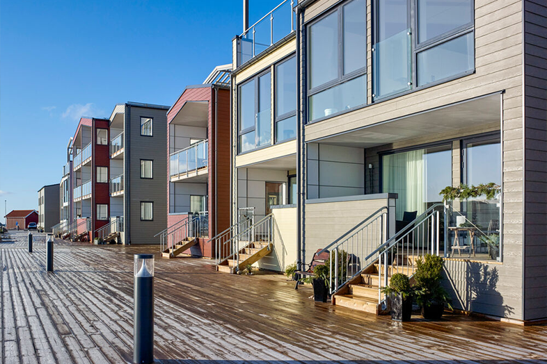 Kajen i Skärhamn er et eksempel på havsnær boligkunst