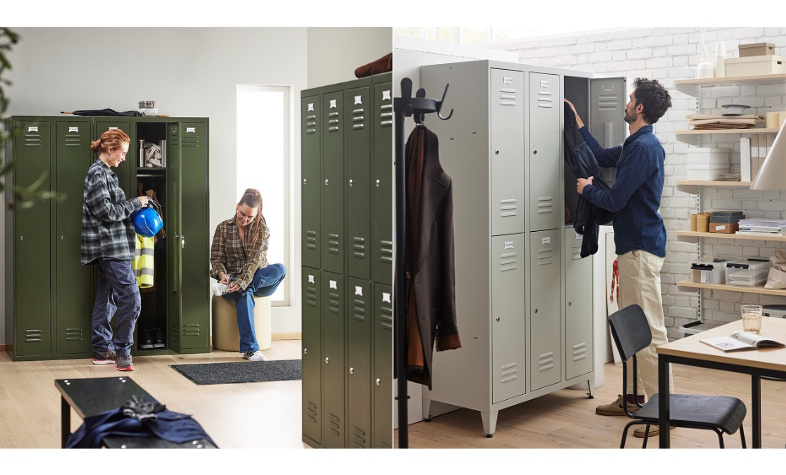 Omklædningsskab CAMPUS – komplet basisskab