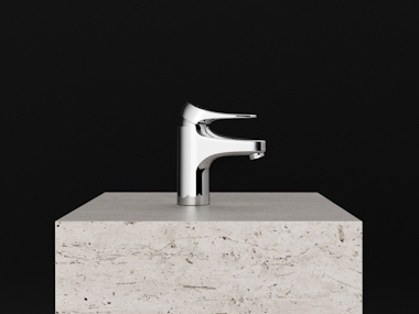 9000xe-serien er udstyret med en vandbesparende teknologi, hvor gennemstrømningen blandt andet reguleres via en Eco Flow-perlator