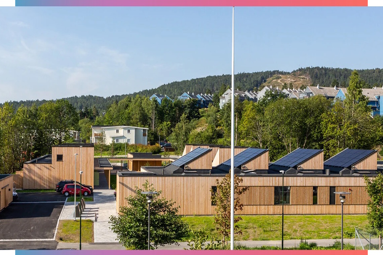 Her er der valgt LivingBetters forenklede ventilationsløsning med Ventilationsvinduer.