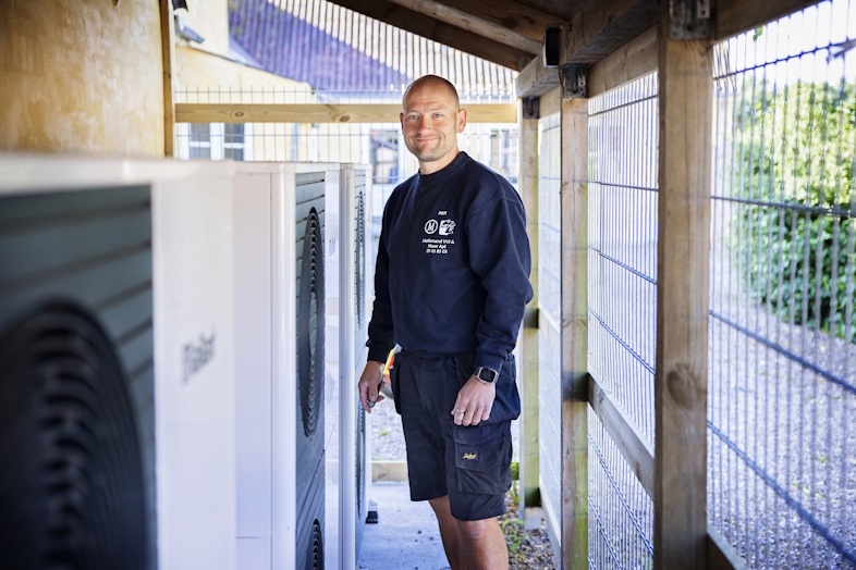 Fra oliefyr til varmepumper på Kassebølle Friskole