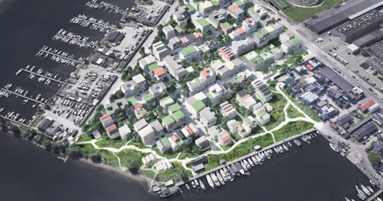 Ny bydel i Sydhavnen beklædes med farvestrålende stålplader fra Areco