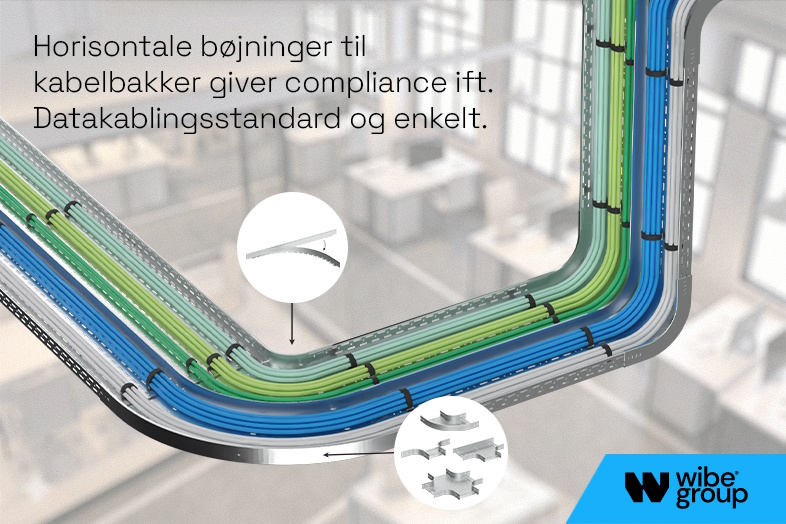 Afrundet design til moderne datakabelinstallationer