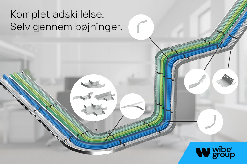 Kontinuerlig adskillelse — selv gennem bøjninger