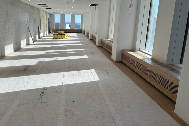 ECO Cover beskytter byggeriet hele vejen frem til aflevering