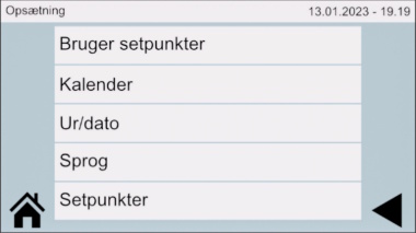 • Temperatursensor for rumtemperatur: 